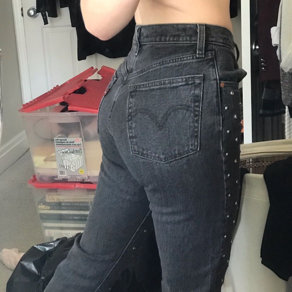 BEDAZZLED LEVIS JEANS
